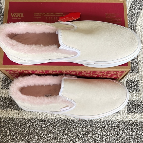Vans Classic Slip-On Suede / Fur True White WMNS - Picture 3 of 16